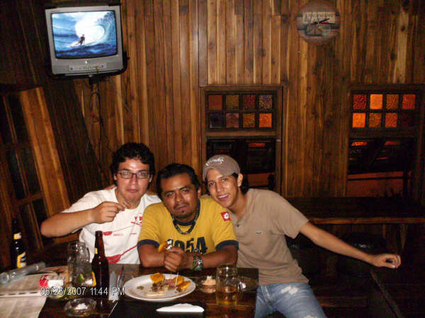 Ariel, yo y Pancho