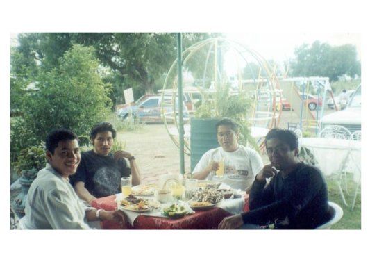Con los cuates en las piramides!