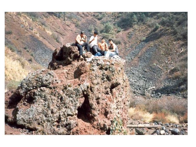 En el peñon...