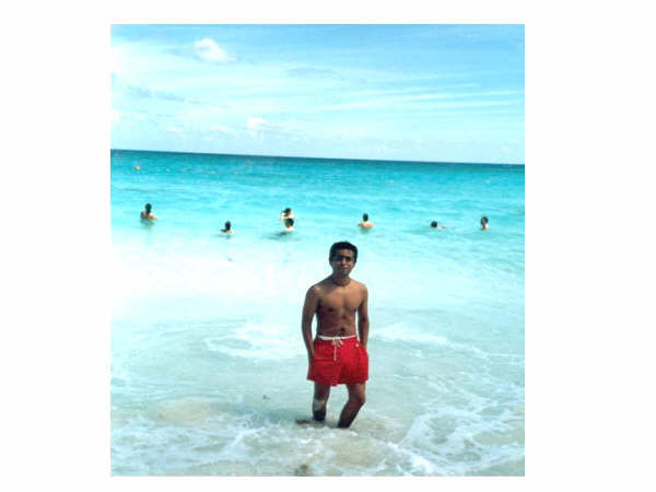 En las Playitas de CAncún!
